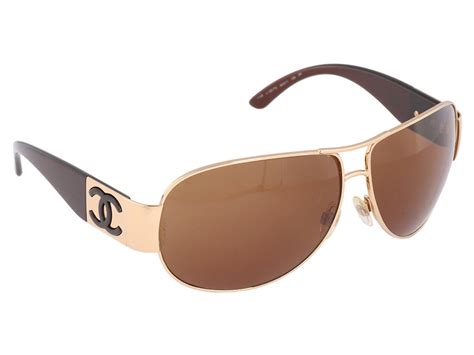 chanel gold rimmed sunglasses|authentic chanel sunglasses sale.